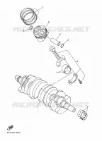 CRANKSHAFT / PISTON for Yamaha XJ6 DIVERSION 2016