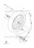 FRONT WHEEL for Yamaha DELIGHT 2017