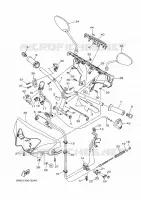 HANDLEBAR & CABLES for Yamaha DELIGHT 2017