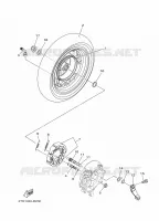 REAR WHEEL for Yamaha DELIGHT 2017