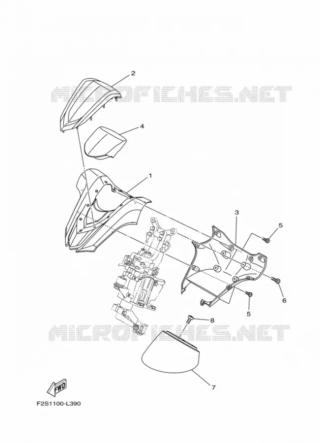 STEERING 3 Yamaha WAVERUNNER 1800 2016 FX CRUISER  FB1800A-R