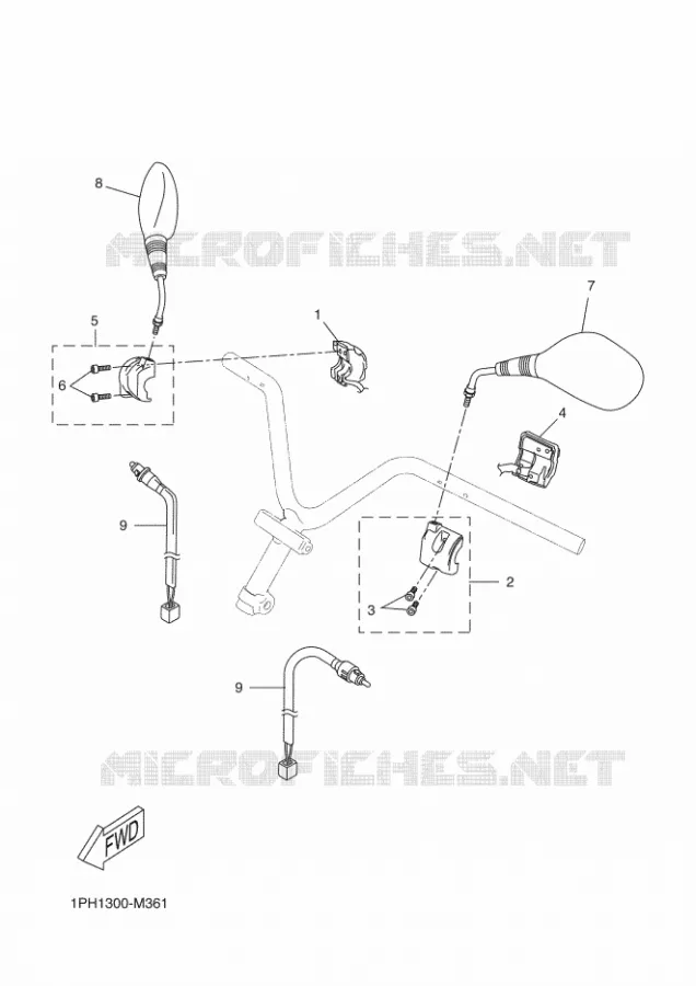 HANDLE SWITCH / LEVER Yamaha SCOOTER 50 2016 AEROX  NS50