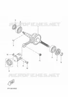 CRANKSHAFT / PISTON for Yamaha AEROX 2016