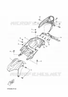 FRONT FENDER for Yamaha AEROX 2016