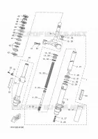 FRONT FORK for Yamaha AEROX 2016