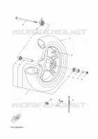 FRONT WHEEL for Yamaha AEROX 2016