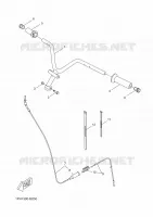 HANDLEBAR & CABLES for Yamaha AEROX 2016