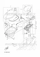 SEAT / CARRIER for Yamaha AEROX 2016