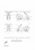 STICKER for Yamaha AEROX 2016