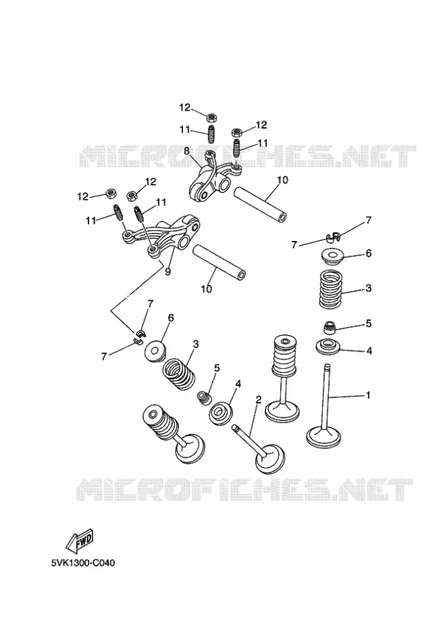 VALVE Yamaha MOTO 660 2010 XTX  XT660X