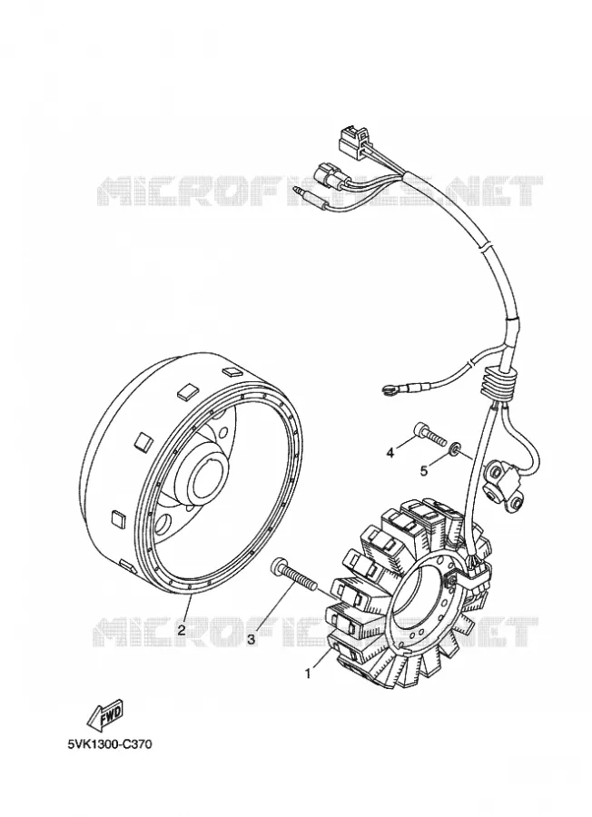 IGNITION Yamaha MOTO 660 2010 XTR  XT660R