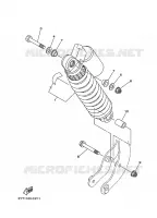 REAR SHOCK ABSORBER for Yamaha RAPTOR 2010