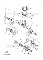 CRANKSHAFT / PISTON for Yamaha GRIZZLY 4WD 2010