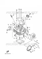 CYLINDER HEAD  for Yamaha GRIZZLY 4WD 2010