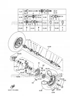 FRONT WHEEL for Yamaha GRIZZLY 4WD 2010