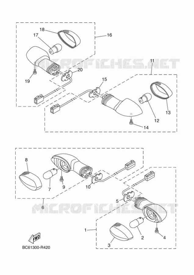 INDICATOR Yamaha MOTO 700 2018 TRACER  MTT690-A