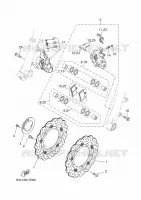 FRONT BRAKE CALIPER for Yamaha XSR 2018