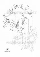 STAND / FOOTREST 2 for Yamaha XSR 2018