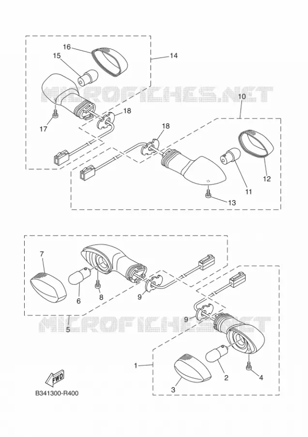 INDICATOR Yamaha MOTO 700 2018 XSR  MTM690