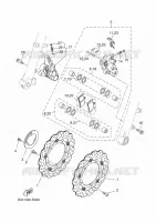 FRONT BRAKE CALIPER for Yamaha XSR 35KW 2018