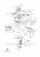 FUEL TANK for Yamaha XSR 35KW 2018