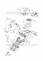 INTAKE for Yamaha XSR 35KW 2018