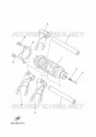 GEAR SHIFT SELECTOR DRUM / FORK for Yamaha XSR 35KW 2018