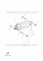 REAR SHOCK ABSORBER for Yamaha MT 2018