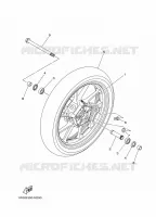 FRONT WHEEL for Yamaha MT 2018