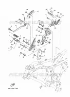STAND / FOOTREST 2 for Yamaha MT 2018