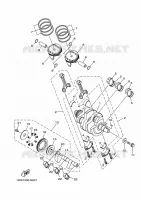 CRANKSHAFT / PISTON for Yamaha MT 2018