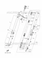 FRONT FORK for Yamaha MT 2018