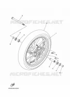 FRONT WHEEL for Yamaha MT 2018