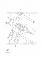 GEAR SHIFT SELECTOR DRUM / FORK for Yamaha MT 2018