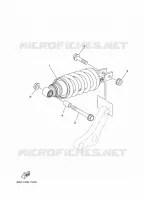 REAR SHOCK ABSORBER for Yamaha MT 2018