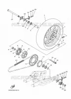 REAR WHEEL for Yamaha MT 2018