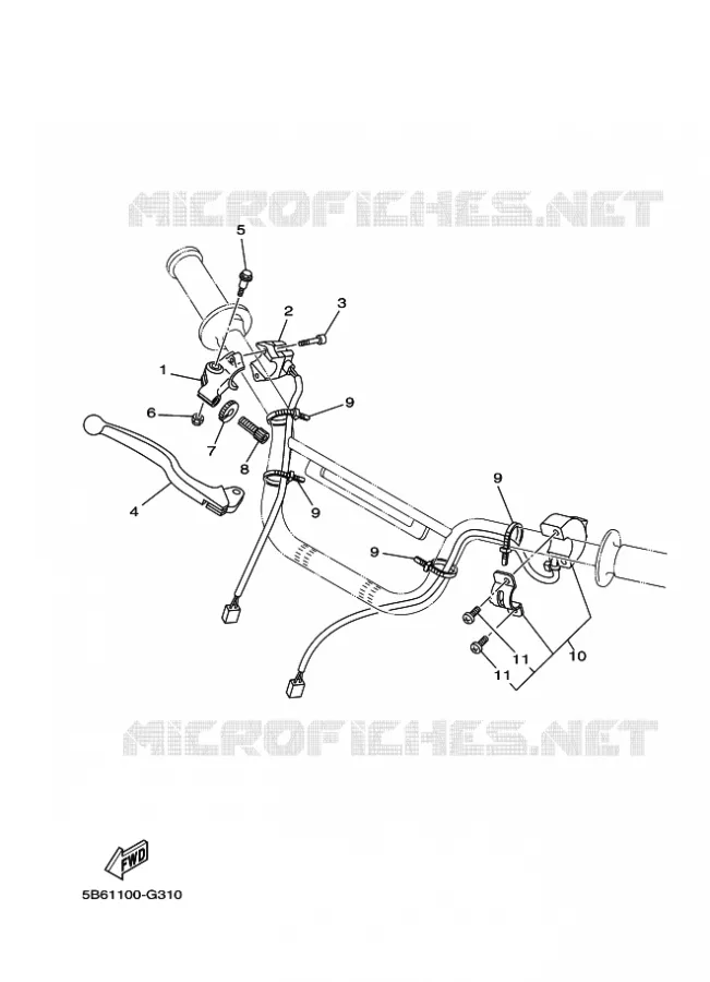 SWITCH / LEVER Yamaha MOTO 110 2018 TTR  TT-R110E
