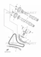 CAMSHAFT / TIMING CHAIN for Yamaha TRACER 2018
