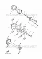 CRANKSHAFT / PISTON for Yamaha TRACER 2018