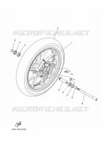 FRONT WHEEL for Yamaha TRACER 2018