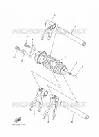 GEAR SHIFT SELECTOR DRUM / FORK for Yamaha TRACER 2018