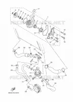 WATERPUMP / HOSES for Yamaha TRACER 2018