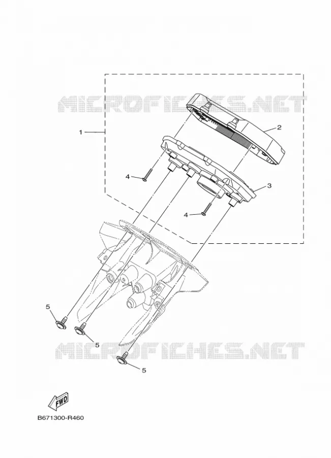 SPEEDOMETER Yamaha MOTO 1000 2018 MT  MTN1000