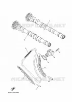 CAMSHAFT / TIMING CHAIN for Yamaha MT 2018