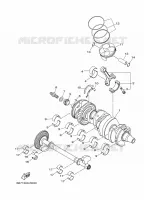 CRANKSHAFT / PISTON for Yamaha MT 2018