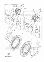 FRONT BRAKE CALIPER for Yamaha MT 2018