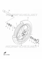 FRONT WHEEL for Yamaha MT 2018