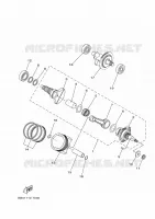CRANKSHAFT / PISTON for Yamaha KODIAK 2018
