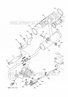 EXHAUST for Yamaha KODIAK 2018