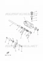 GEAR SHIFT SELECTOR DRUM / FORKS for Yamaha KODIAK 2018